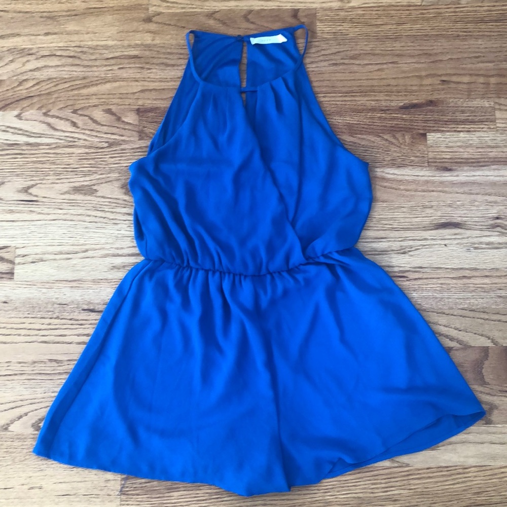 Royal blue romper. Size S